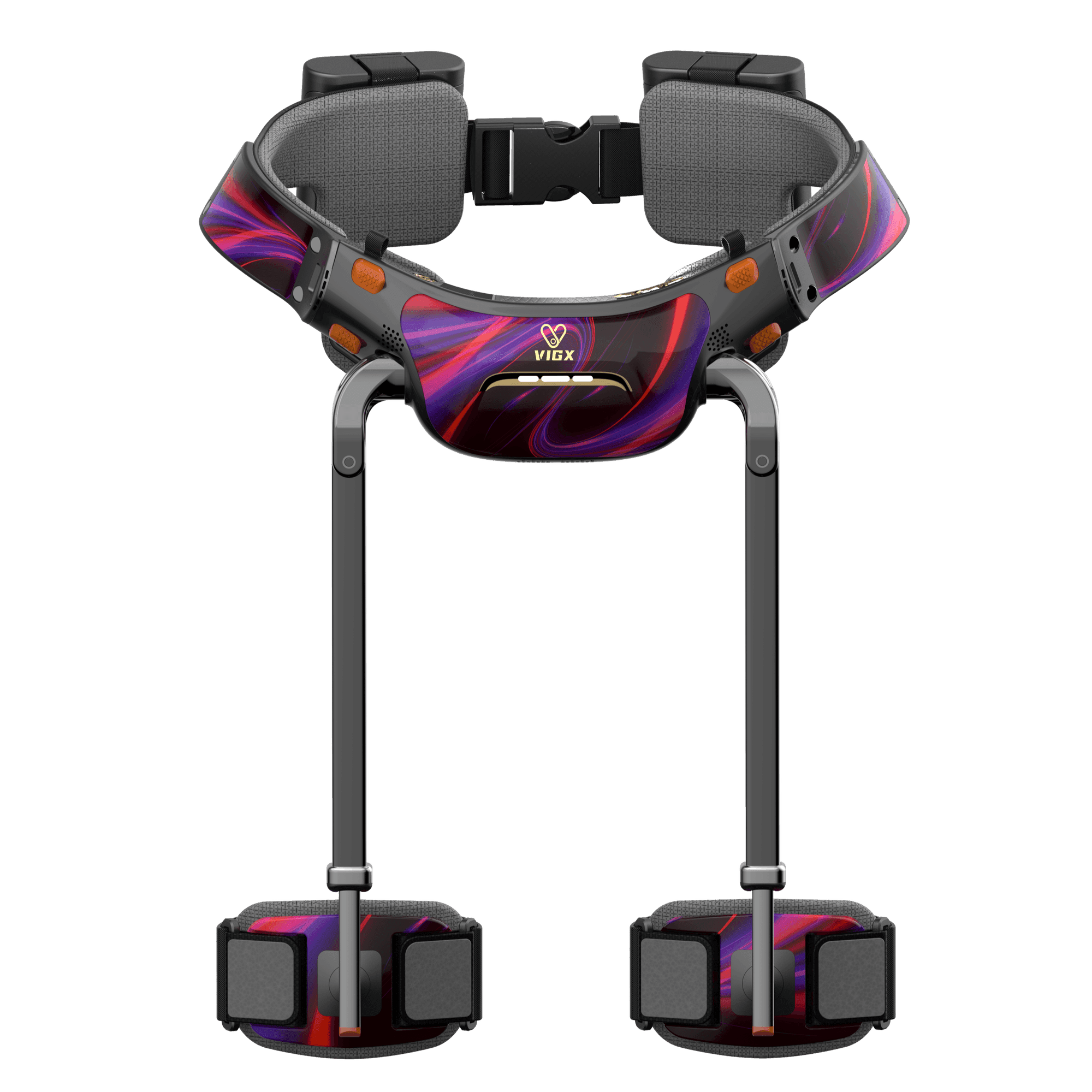 GOEX exoskelett från sidan, lätt konstruktion